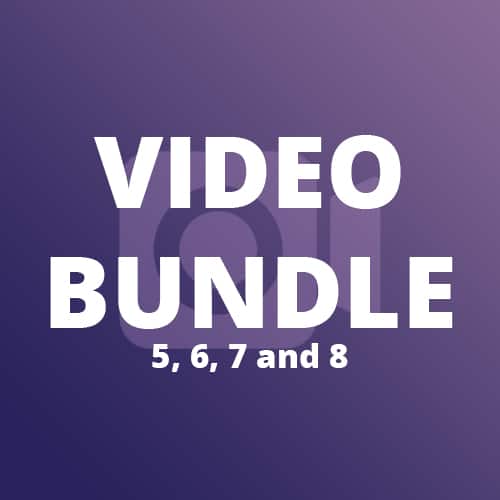 Video Bundle (5, 6, 7 and 8)